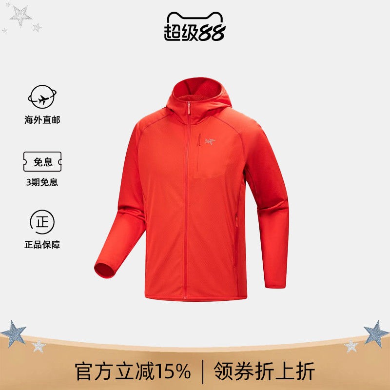 始祖鸟男款DELTA中间层抓绒衣