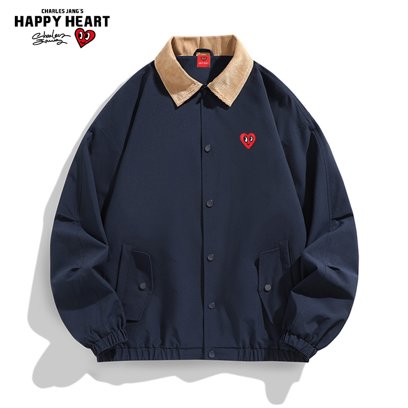 查尔斯桃心爱心休闲夹克