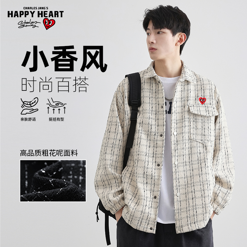查尔斯桃心爱心保暖夹克