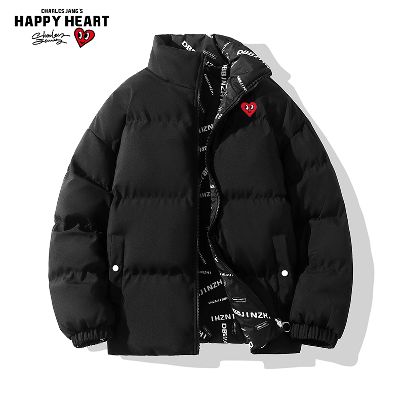 查尔斯桃心爱心保暖棉衣