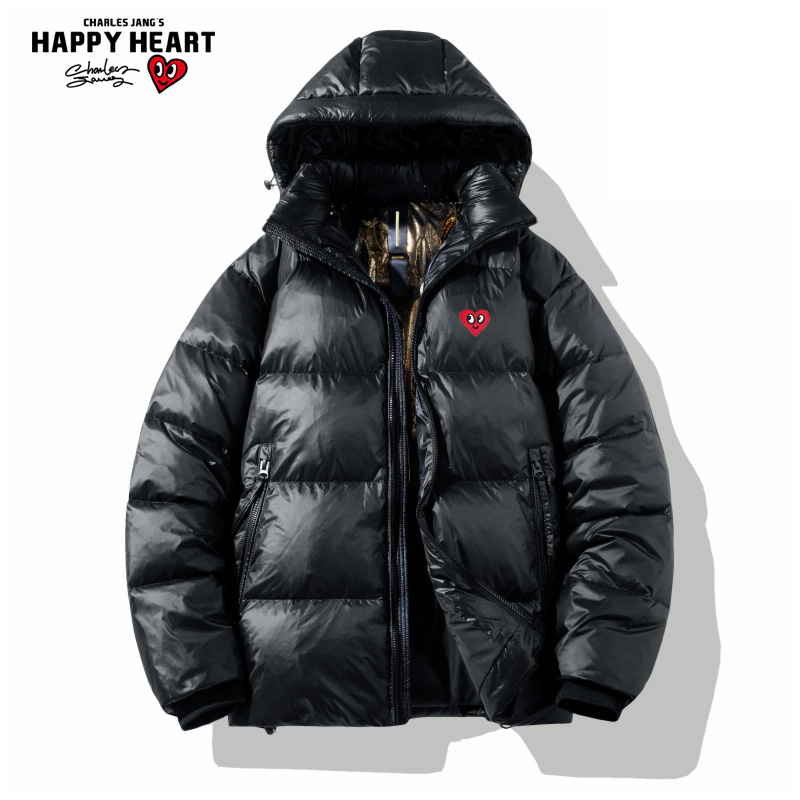 查尔斯桃心可拖鞋帽羽绒服