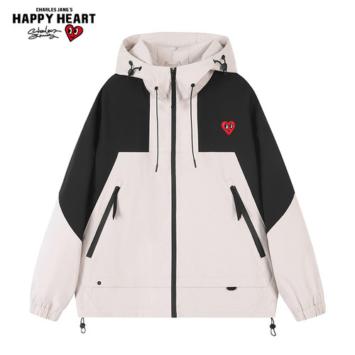 查尔斯桃心爱心休闲夹克