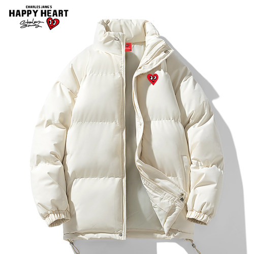 查尔斯桃心爱心保暖棉衣