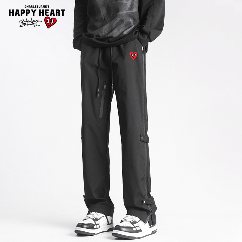 查尔斯桃心爱心休闲裤