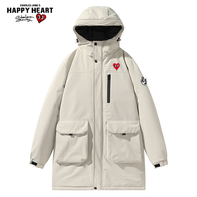 查尔斯桃心爱心保暖棉衣