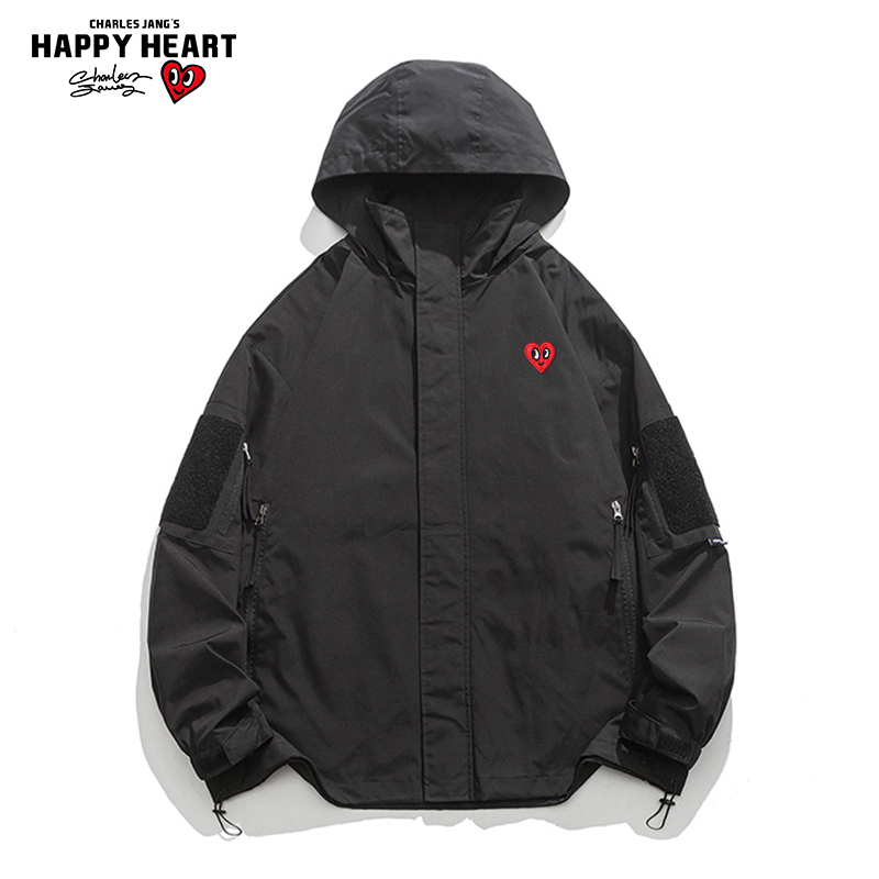查尔斯桃心爱心休闲夹克