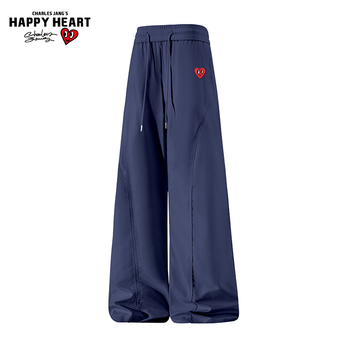 查尔斯桃心裤子男女春秋季新款宽松直筒垂感cleanfit弯刀休闲长裤,男装,休闲裤,淘宝优惠券,粉丝福利购,淘宝优惠卷