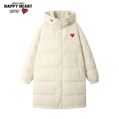 中长款 爱心加厚保暖冬装 羽绒服男士 2026新款 外套 冬季 查尔斯桃心