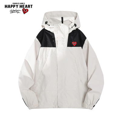 查尔斯桃心三合一防水冲锋衣男