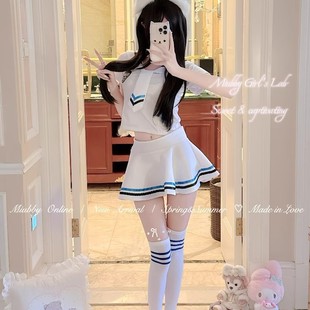 甜美性感可愛制服 甜御學妹日系純欲清純軟妹jk學院風居家睡衣套裝