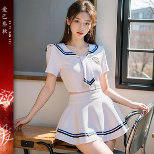 內衣純欲水手服性感jk角色扮演甜美速攻制服免脫炮衣誘惑套裝