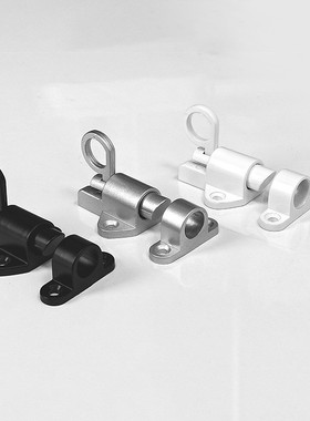 直销实心铝合金弹簧自动插销推拉门窗自关平开窗锁扣飞机插销