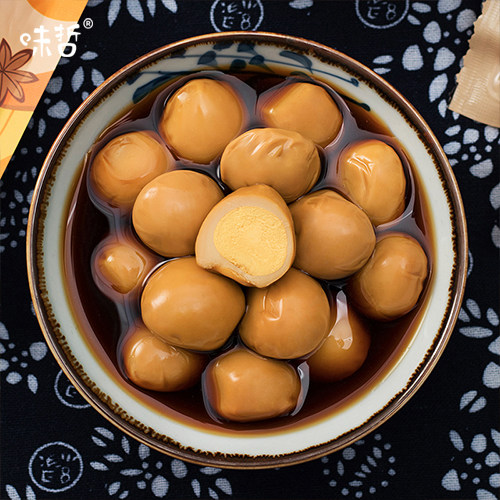 休闲小吃真空即食卤鹌鹑蛋