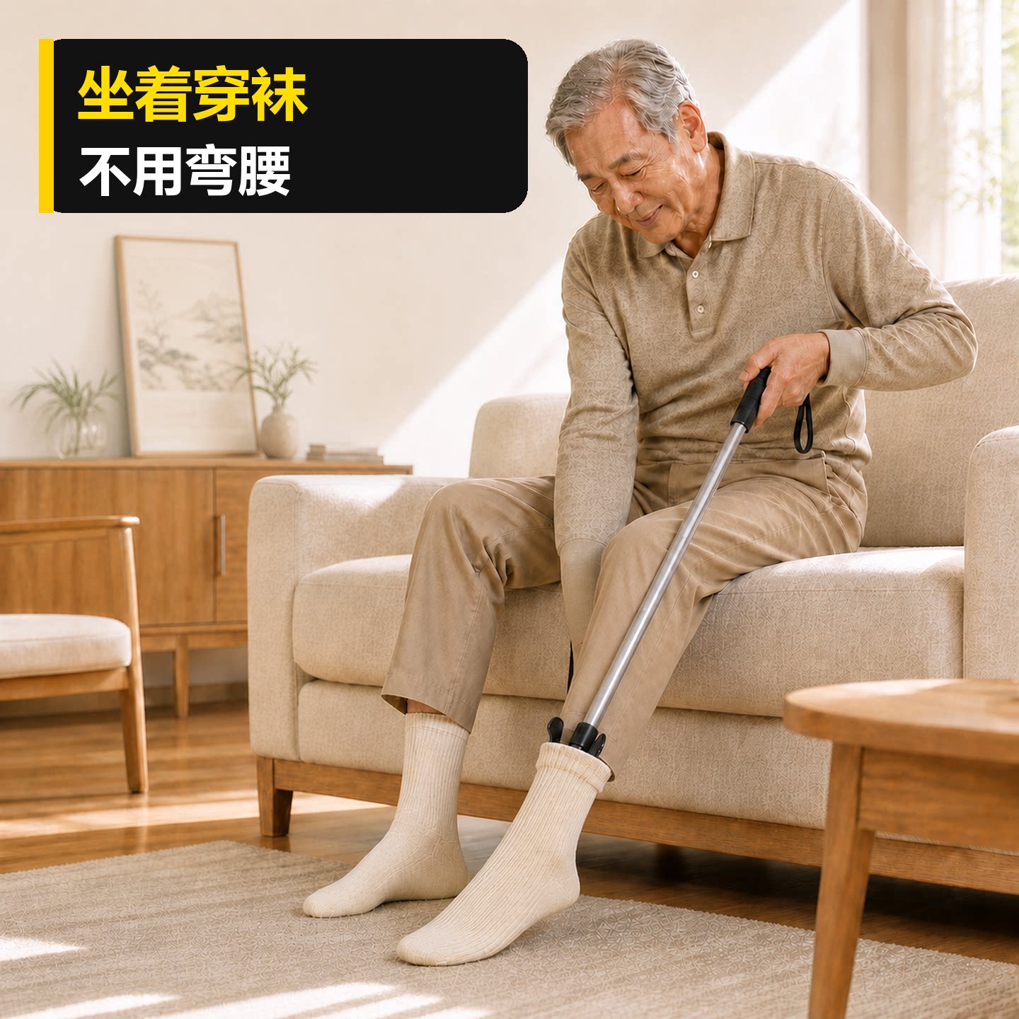 穿袜神器,自在老去,体面生活