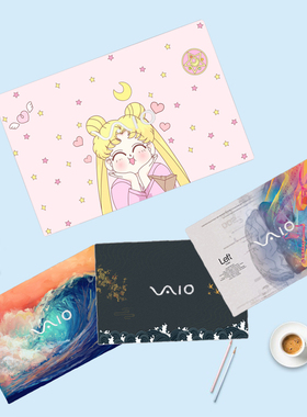 适用 索尼VAIO SX12/SX14/SE14笔记本电脑个性卡通贴纸背膜SVF14专用PCG-612机身SVE15外壳保护膜