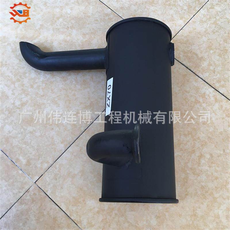 供应挖掘机消声器ZAX60/70挖机排气管筒消音器发动机配件