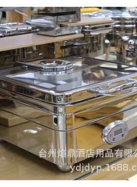 布拉诺2/3方形可视自助餐炉电热保温布菲炉W08-50117