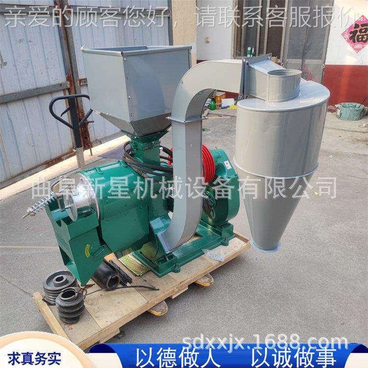 黄水稻大米双道加工风碾米机 豆高粱麦脱皮HDR机铁棍小式