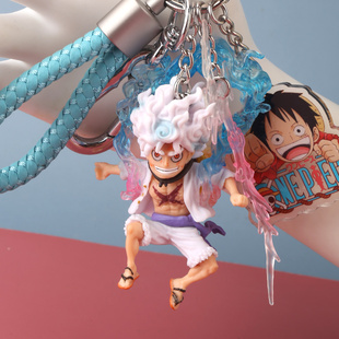 海贼王尼卡路飞钥匙扣航海王五档太阳神书包挂件男生礼物个性 挂饰