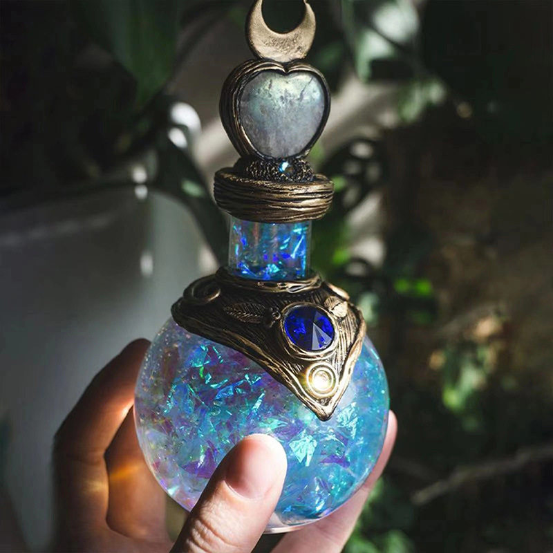 北欧装饰品摆件魔法药水瓶树脂