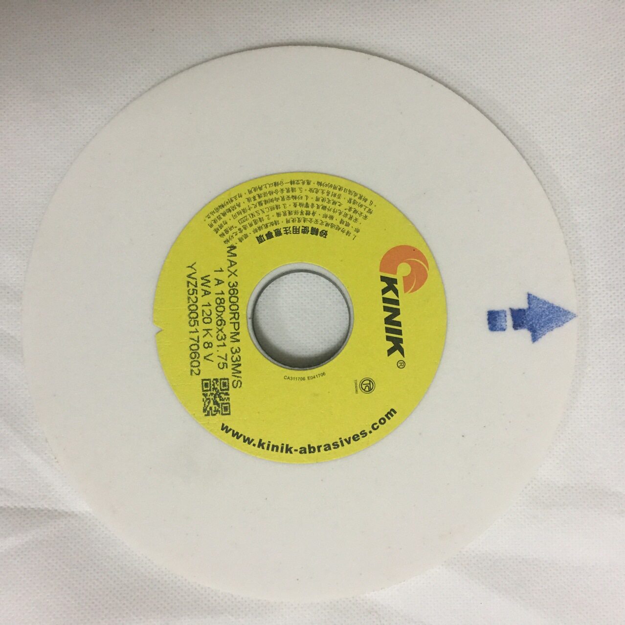 台湾中国砂轮kinik平面磨床砂轮 内圆 外圆 无心磨等研磨砂轮