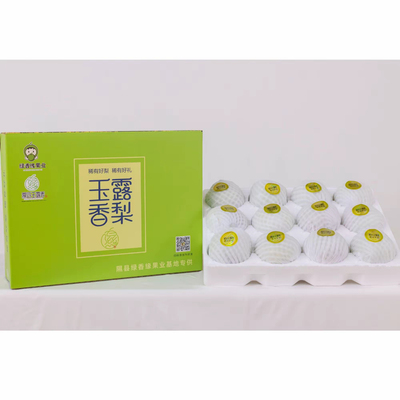 隰县玉露香梨正宗隰县小西天玉露香 少量果锈包装顺丰到家12颗装