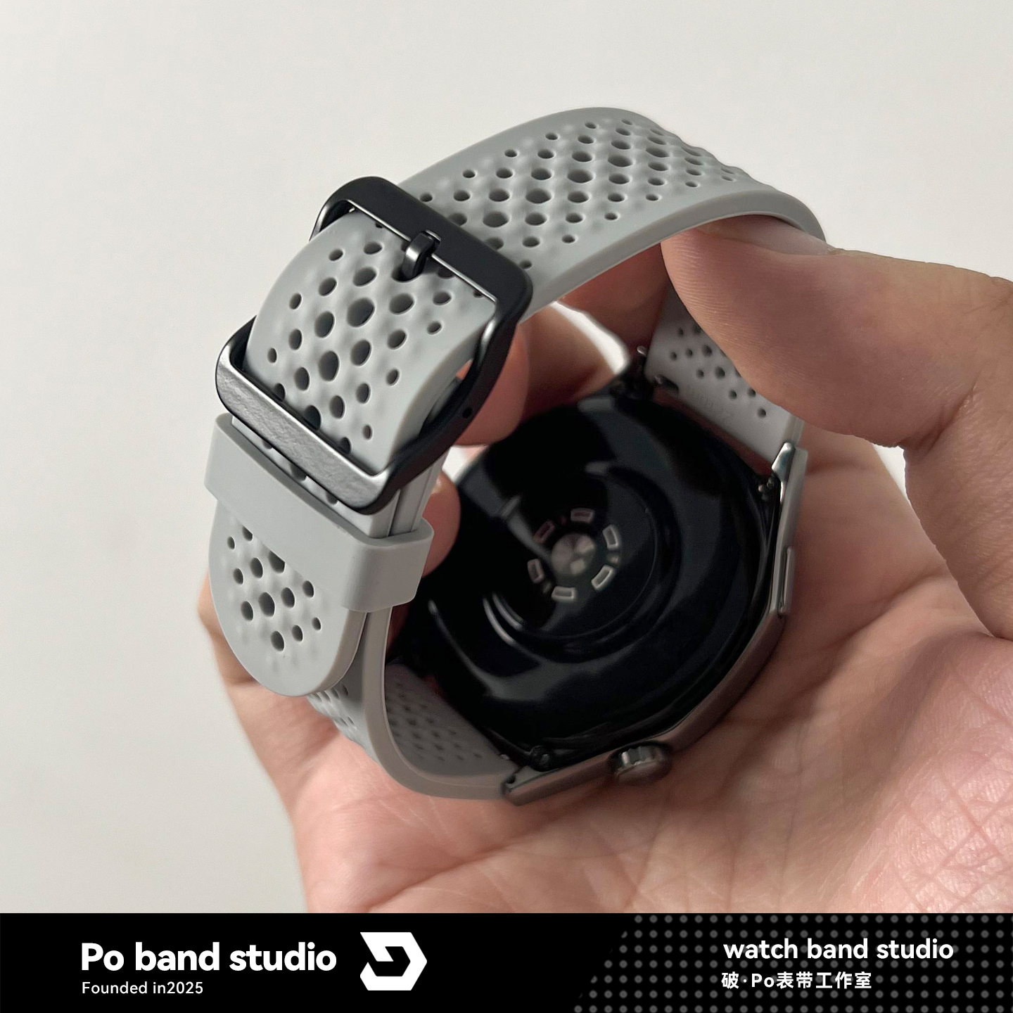 适用于GT6华为GT5表带透气硅胶GT4针扣watch3小米oppo/fit4/荣耀