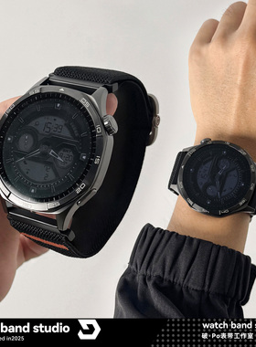 适用于GT6华为GT5表带弹力机械尼龙GT4扣watch3小米oppo/fit4荣耀