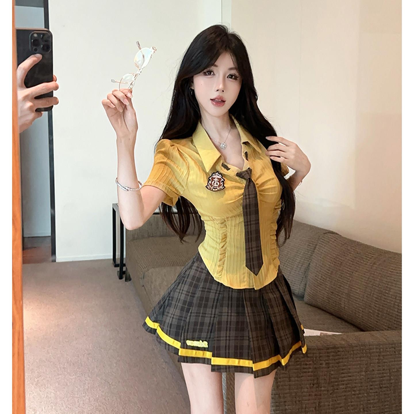 夜场洋装网咖辣妹jk制服KTV包房公主服spa足疗工服按摩技师工衣