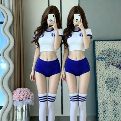 2026世界杯酒吧啦啦队gogo女团性感足球宝贝ds演出服爵士舞套装