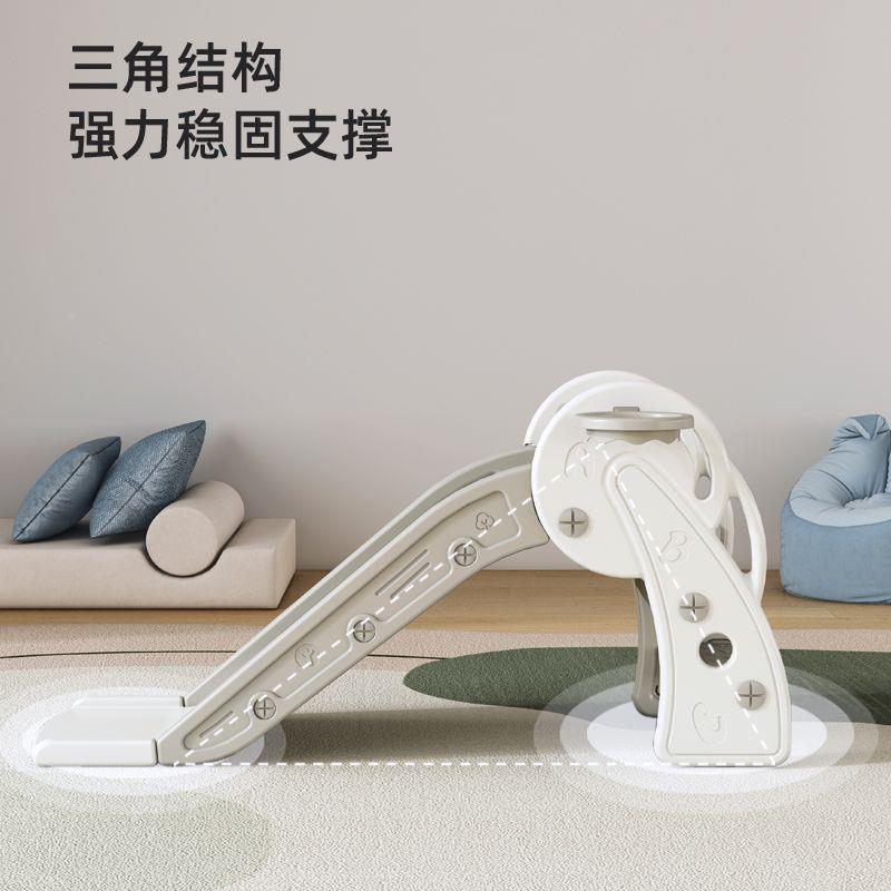 儿童滑滑梯小宝宝滑功梯折叠多能小无品牌/孩型具室内家用家玩庭