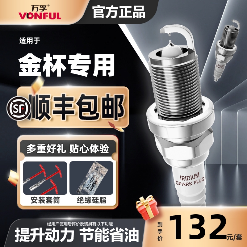 金杯雙銥金火花塞消抖動降油耗