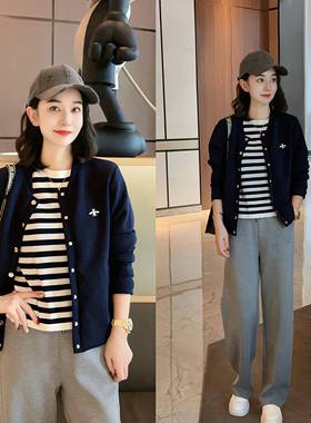 欧货重工五48238衣角刺绣卫休外套女韩星版单排扣闲开衫显瘦夹克