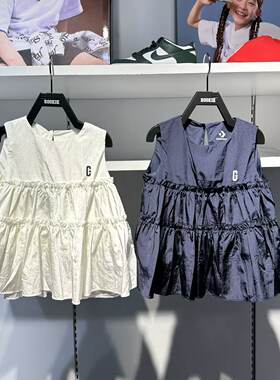 匡威女童夏季甜美蓬蓬背心裙