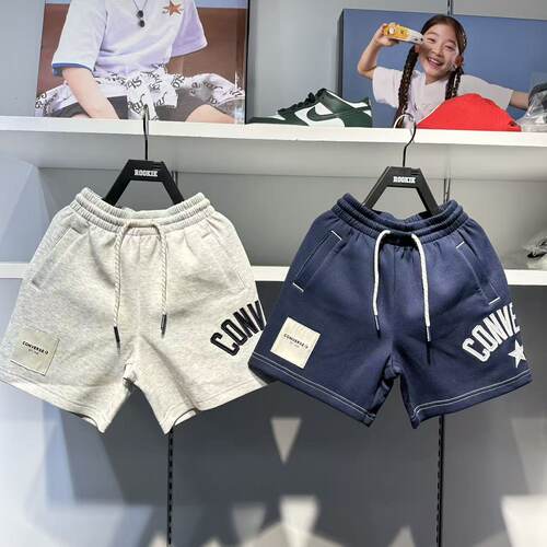 Converse匡威男女童运动五分短裤