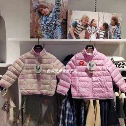 Levi's李维斯正品女童23年冬新款短款轻薄双面穿羽绒服lv2342123