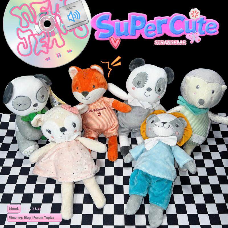 i人的玩伴 法国软萌可爱陪伴安抚睡觉旅行熊猫短毛绒玩偶公仔玩具