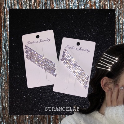 晚宴公主闪闪只装满钻网红一字夹