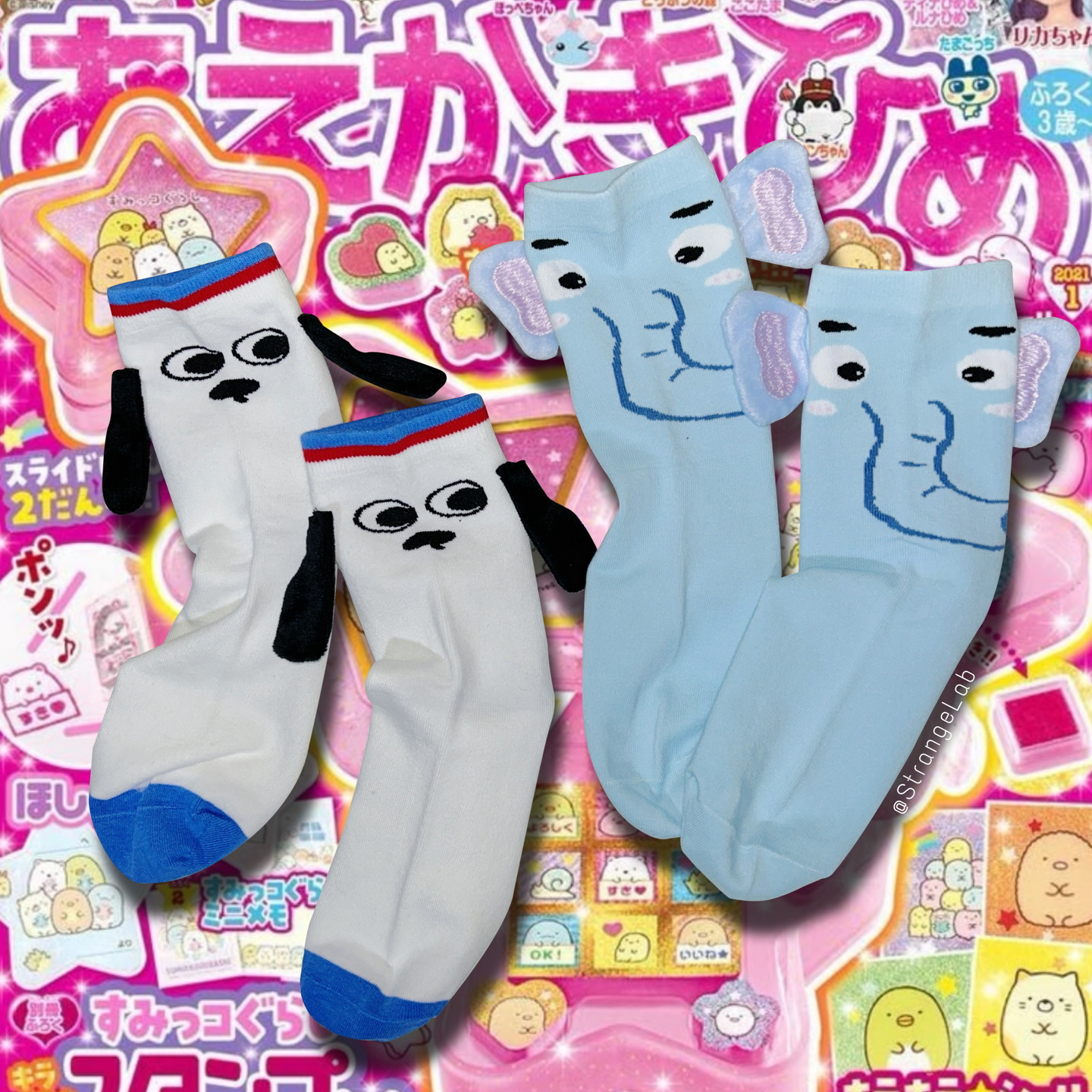 可爱立体卡通短袜棉袜学生卖萌