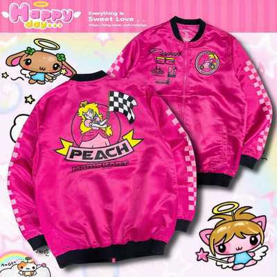 亚比decora桃花公主夹克棒球外套