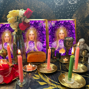 大天使画像萨基尔照片画祭坛画灵气水晶灵摆冥想装饰画Zadkiel