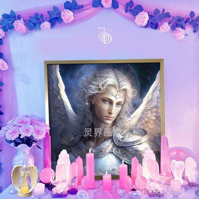 大天使亚列尔Archangel Ariel挂画挂件照片客厅书桌玄关挂像装饰