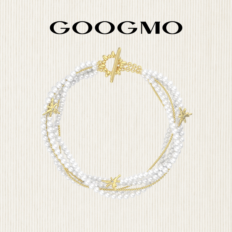 蝴蝶珍珠手链GOOGMO复古