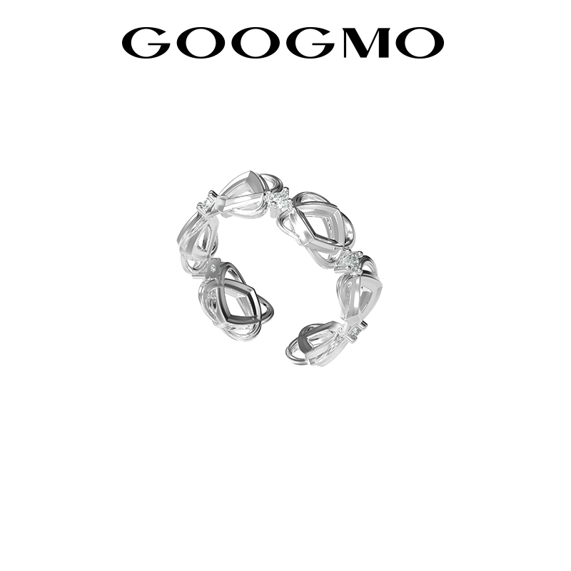 开口可调节戒指GOOGMO简约