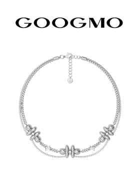 GOOGMO花儿与云系列拼接项链女轻奢小众设计高级感锁骨链时尚颈链
