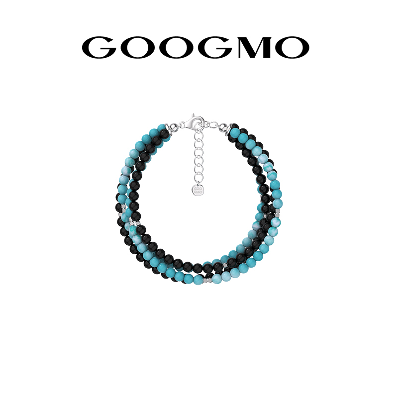 【新款】GOOGMO白夜系列2025夏季串珠手链女生叠戴天然石手串