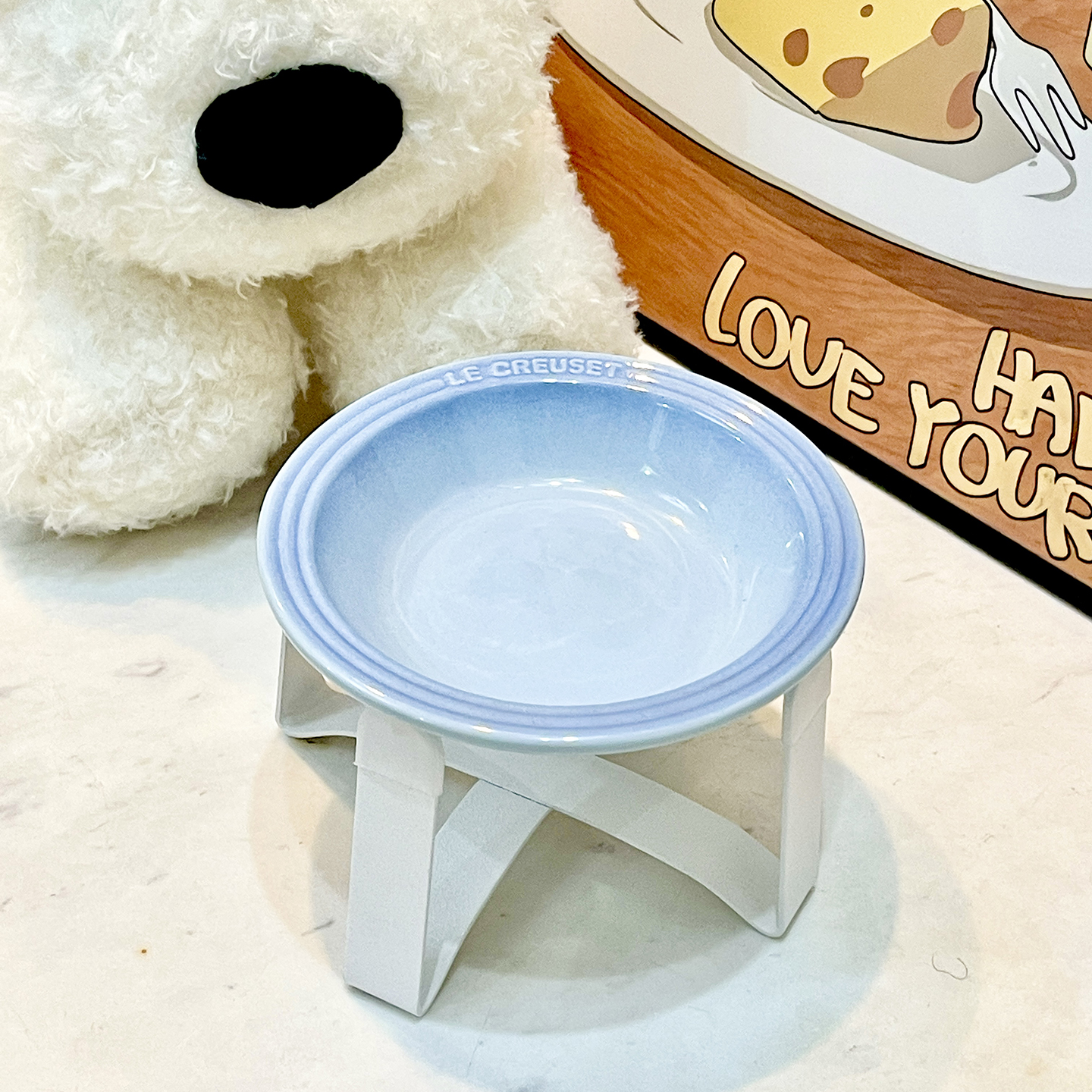 陶瓷猫碗飞碟宠物碗幼猫小型犬