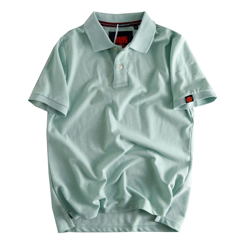 FOREIGN TRADE MENS CLOTHING FACTORY FIRST-LINE POLO SHIRT MENS TAIL SINGLE CUT LABEL SUMMER CASUAL LAPEL SHORT SLEEVE T-SHIRT EXPORT ORIGINAL ORDER