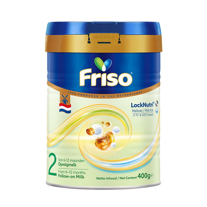 27.4 品牌Friso荷美白金HMO美素佳儿2段新进口婴儿配方奶粉400克