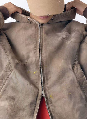 现货 自主VUJADE 010纯棉刺绣简约卡其色破坏水洗宽松百搭鸭舌帽